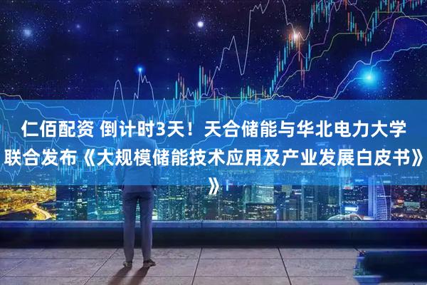 仁佰配资 倒计时3天！天合储能与华北电力大学联合发布《大规模储能技术应用及产业发展白皮书》