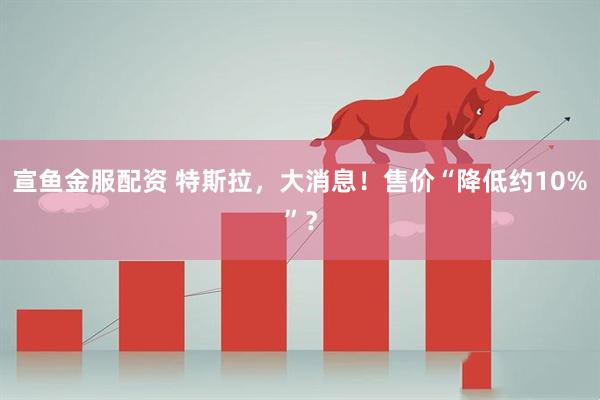 宣鱼金服配资 特斯拉，大消息！售价“降低约10%”？
